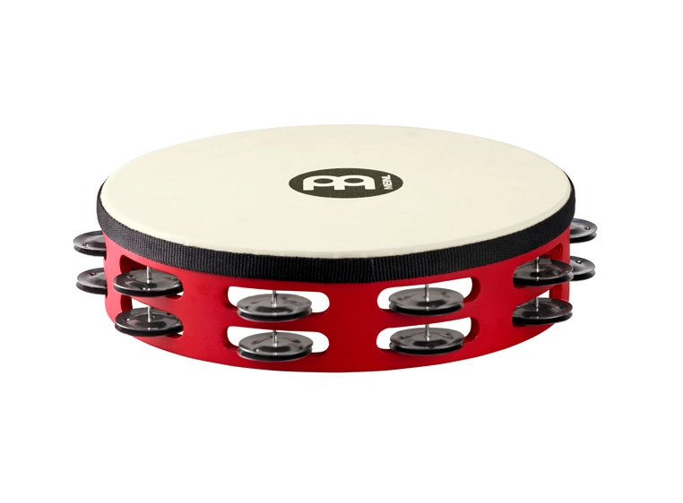 Meinl TAH-2-BK-R-TF Tour Tamburin m/Skinn, Dobbel, Enkel (M) 